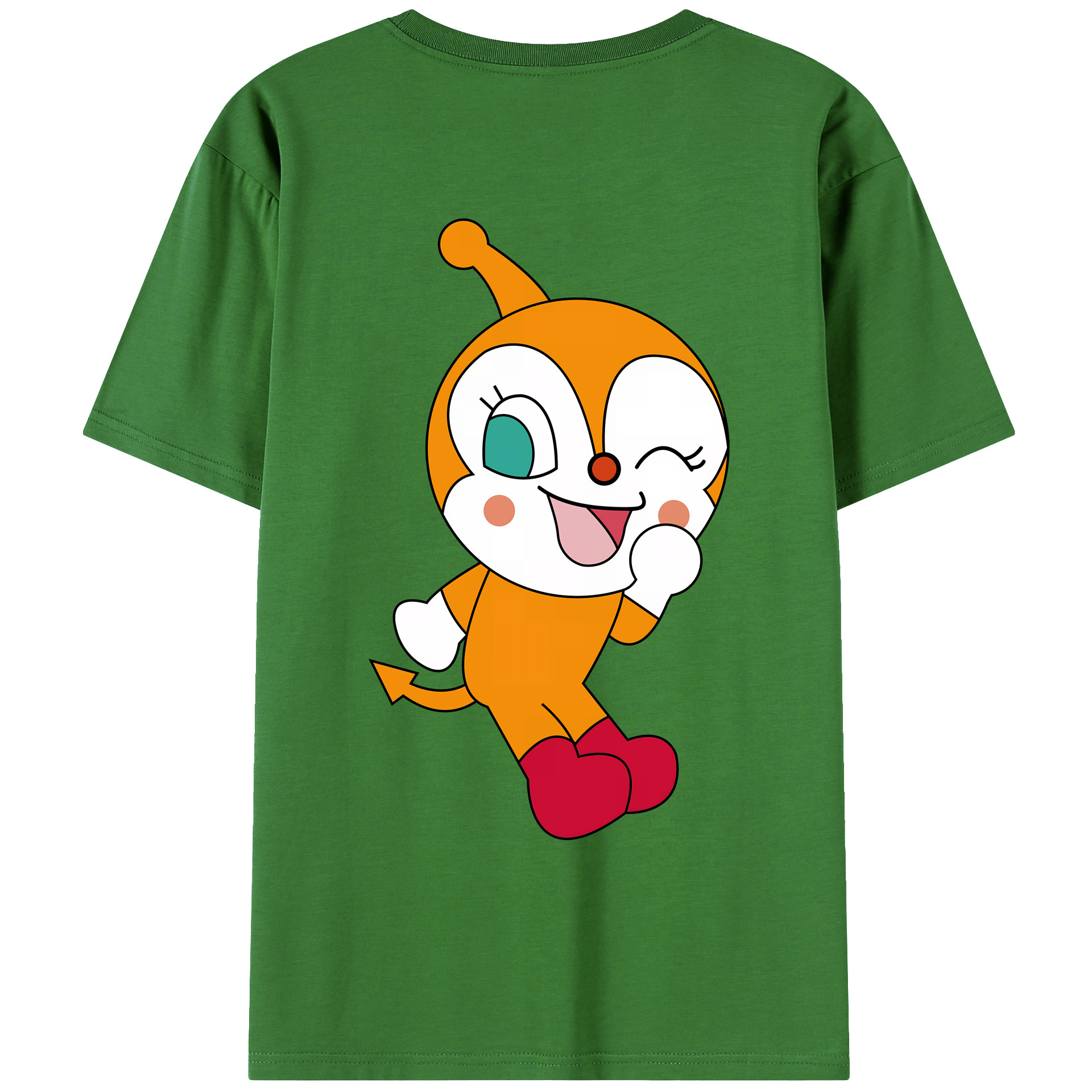 （画像用） アンパンマン Anpanman レディース半袖Tシャツ(バックプリント)